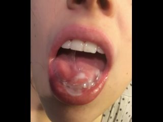 slut loves swallowing cum porn | cumsluts | sperm porn | cumporn